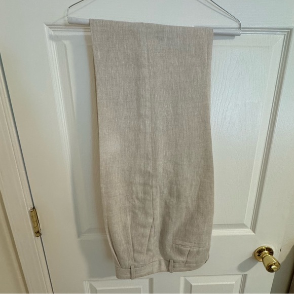 Banana Republic Palma Straight-Leg Linen Pant - Picture 5 of 8